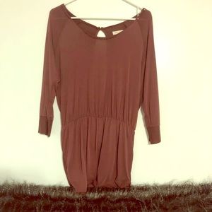 Brownish/ Red Romper